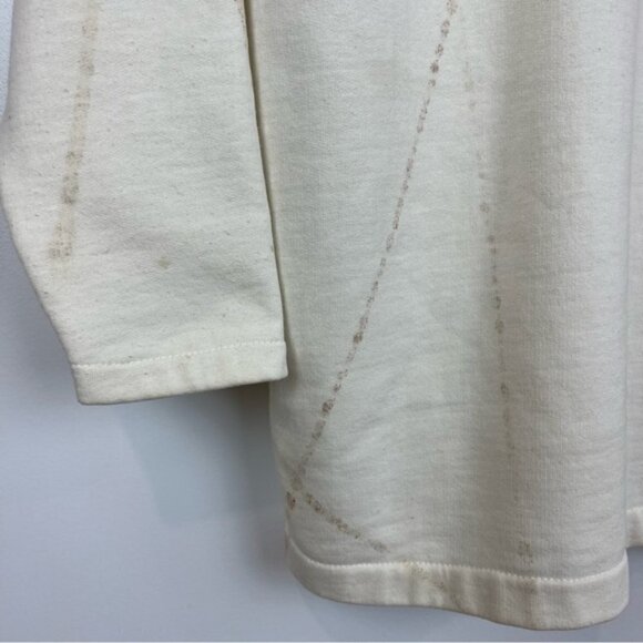 Vintage Quarter Zip Outdoors Long Sleeve Pullover Sweater Cotton Blend 80s 1980 - Picture 11 of 12